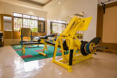 Fitness centrum a/nebo fitness zařízení v ubytování Kates Apartments