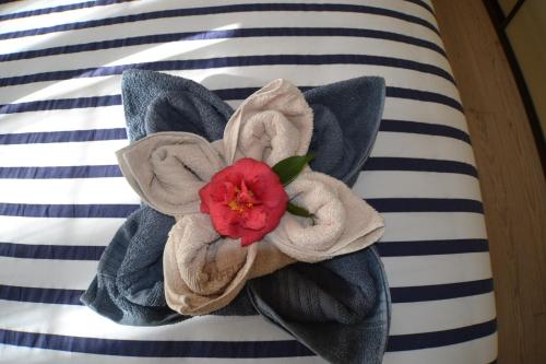 En eller flere senge i et værelse på Mon petit coin de Bretagne