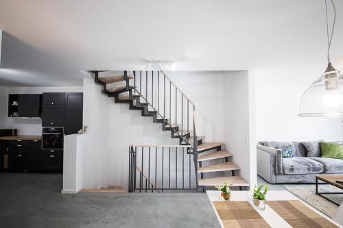 Χώρος καθιστικού στο Ferienhaus Albert