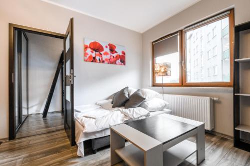Posteľ alebo postele v izbe v ubytovaní P&O Serviced Apartments GOCLAW