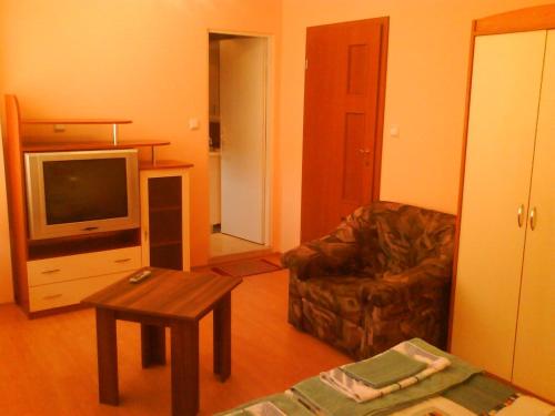 Χώρος καθιστικού στο Aleks Guest House