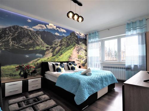 Postel nebo postele na pokoji v ubytování VIP Apartamenty KRUPÓWKI