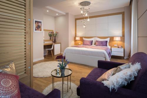 Postel nebo postele na pokoji v ubytování VIP Rooms