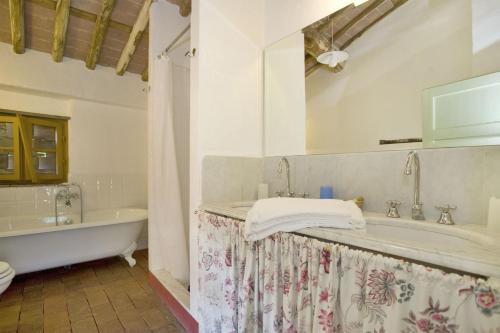 Ett badrum på Villa Bottino