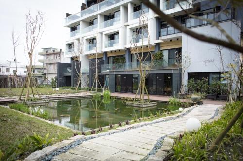 Zahrada ubytování Onsense Villa