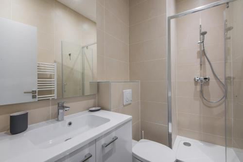 Ванная комната в L'Industriel, loft de 2 chambres, Villa Saint Charles