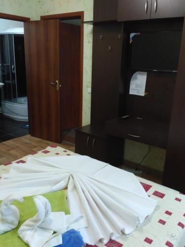 Ένα ή περισσότερα κρεβάτια σε δωμάτιο στο Guest House RELAX