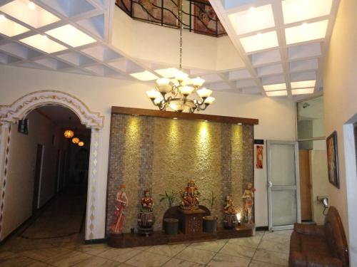 Ruang duduk di Hotel Taj Plaza, VIP Road, Agra