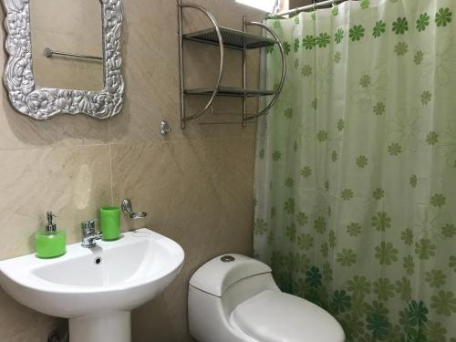 Koupelna v ubytování Cusco Cozy Apartment