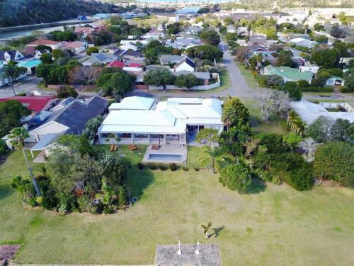 an aerial view of a house in a suburb at Kowie River Guest House in Port Alfred