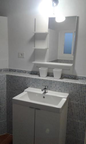 Phòng tắm tại Casita con Barbacoa