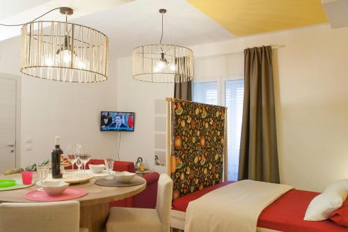 Posteľ alebo postele v izbe v ubytovaní Il Sogno Apartments