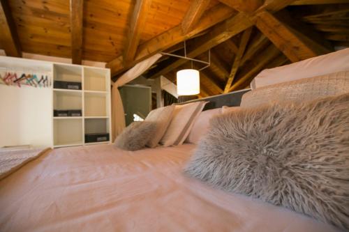 Cama o camas de una habitación en B&B La Lluna
