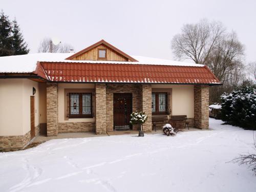 冬のApartmanovy dom Cottageの様子
