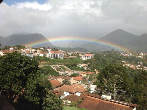 Vista aerea di Pousada Vale das Flores