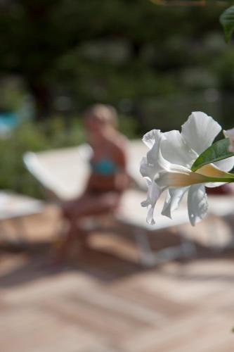 Κήπος έξω από το Hotel La Floridiana