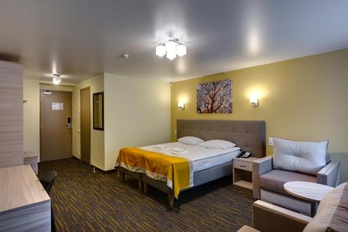 Postel nebo postele na pokoji v ubytování Liivarand Hotel