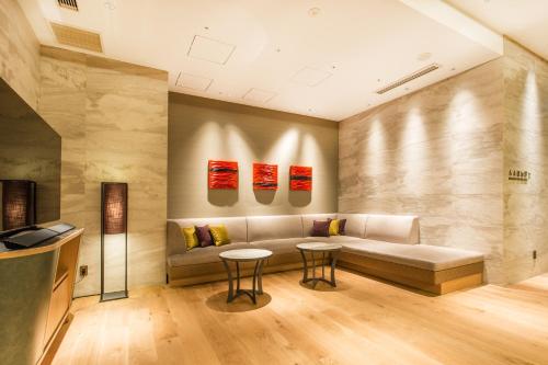 Uma área de estar em Hotel Musse Ginza Meitetsu