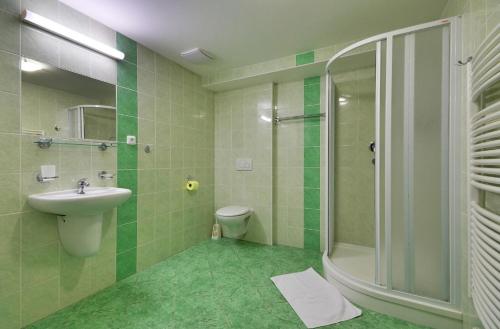 Ванна кімната в Pod Slamníkem