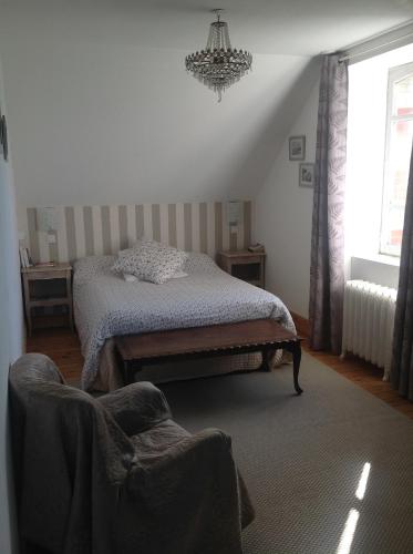 Postel nebo postele na pokoji v ubytování Villa Chanteraine