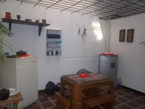 Kuchyň nebo kuchyňský kout v ubytování Habita Estudios Laureles