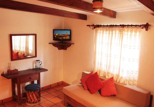 Posezení v ubytování Hotel Posada Real Tapalpa