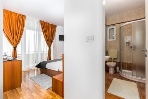Koupelna v ubytování Villa Nada