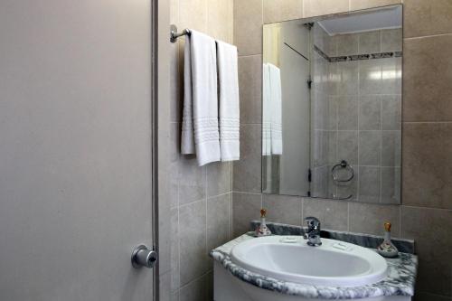 Ett badrum på Edificio Albufeira Apartamentos A. Local - Albuturismo Lda