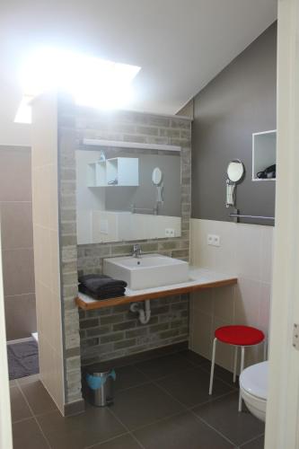 A bathroom at Maneschijn****