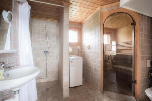 Ett badrum på Nivagården