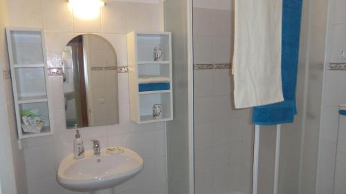 Koupelna v ubytování Gästehaus Stein