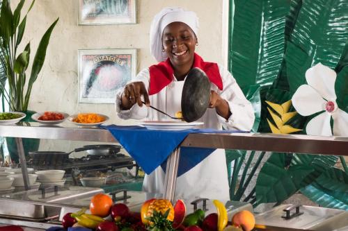 Comida en el hotel o alrededores