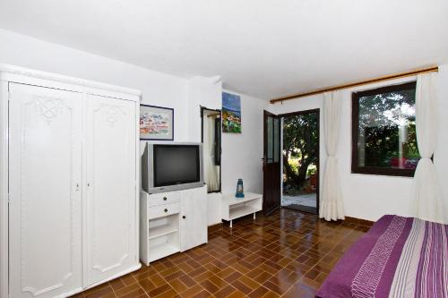 TV a/nebo společenská místnost v ubytování Apartments Maestro
