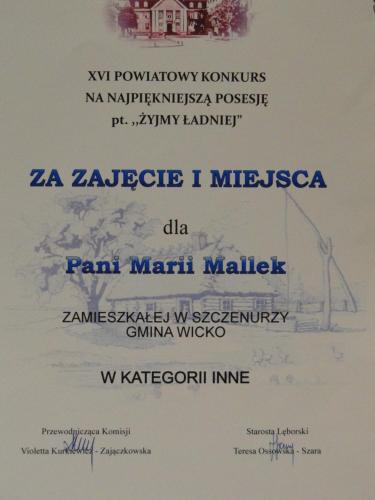 a page of a menu for a restaurant at Domki Zielona Osada in Szczenurze