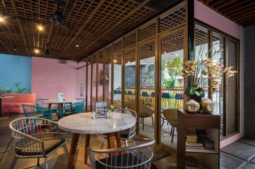 Χώρος καθιστικού στο Liberta Seminyak Hotel