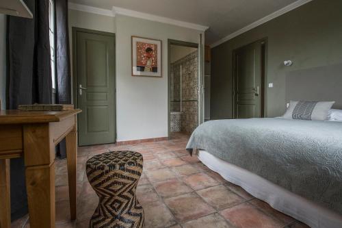 Ένα ή περισσότερα κρεβάτια σε δωμάτιο στο Casa Vanella