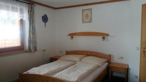 Postel nebo postele na pokoji v ubytování Gabershof