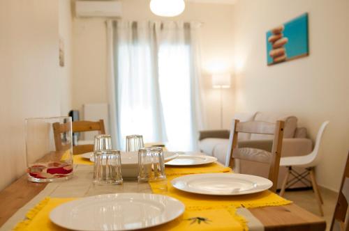 Χώρος καθιστικού στο Cozy Bright Apartment