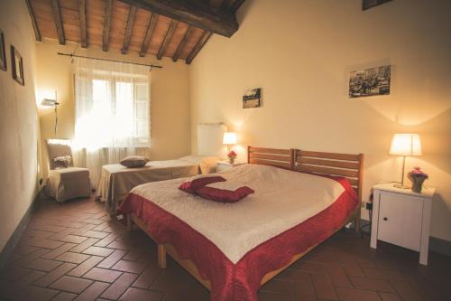 Krevet ili kreveti u jedinici u okviru objekta Il Cuore Di Lucca
