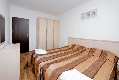 Cama o camas de una habitación en Apartment complex Mirage of Nessebar
