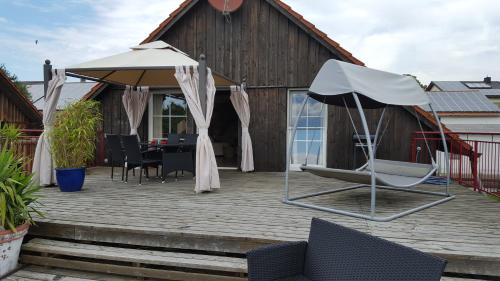 Balkoni atau teres di Reiterhof vom Litzlbach