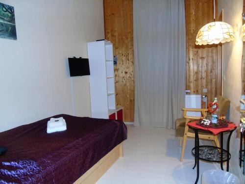 Posteľ alebo postele v izbe v ubytovaní Landhaus Irmgard