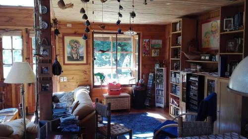Posezení v ubytování CasaVerde Hostal Ecologico