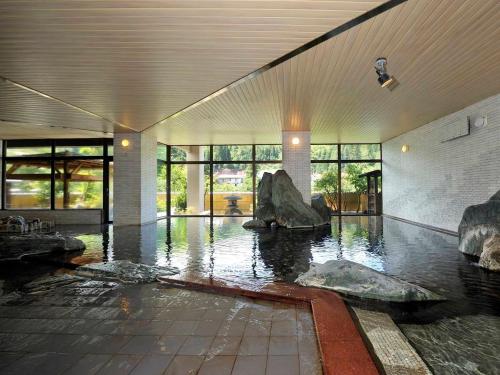 Posezení v ubytování Hotel Yumoto