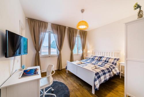 Postel nebo postele na pokoji v ubytování White Rooms