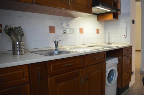 Nhà bếp/bếp nhỏ tại Luminoso e Accogliente appartamento