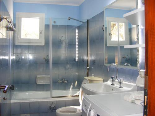 Kylpyhuone majoituspaikassa Villa Regina