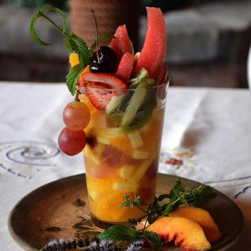 Jídlo v prázdninového domu nebo okolí