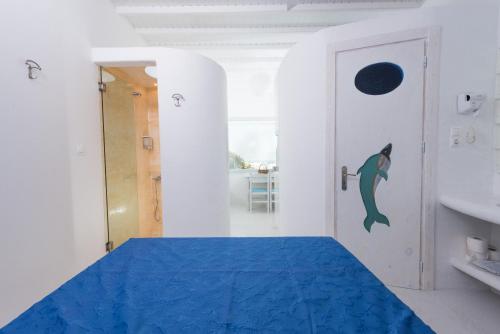 Cama o camas de una habitación en Melesio Studios Mykonos Town