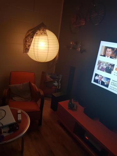 TV a/nebo společenská místnost v ubytování le Tic Tac